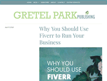 Tablet Screenshot of gretelpark.com